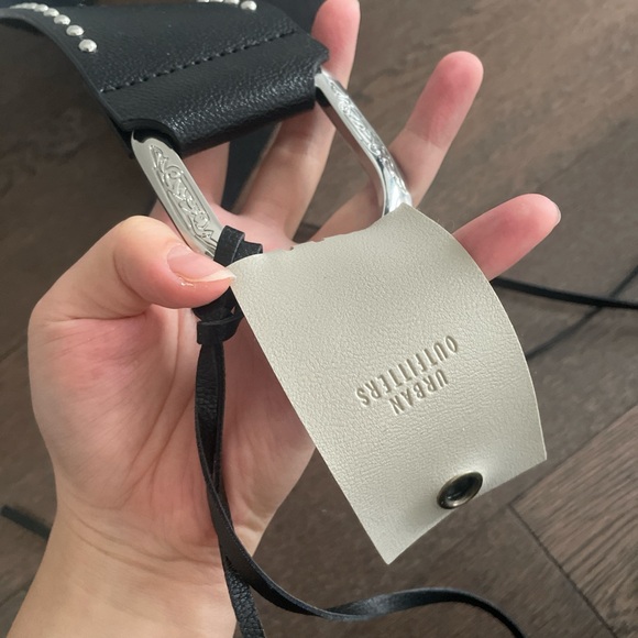 Urban Outfitters BLACK wide tie belt - Picture 5 of 5